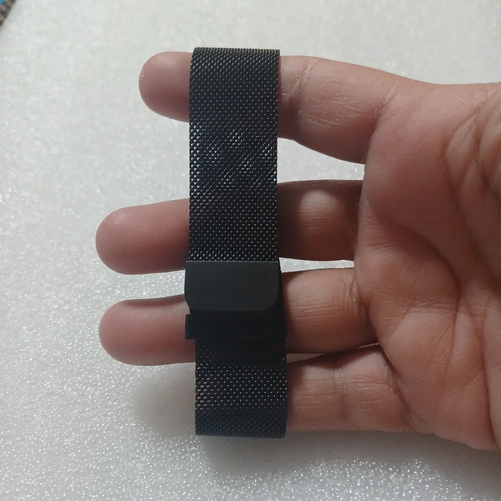WITH it Stainless Steel Mesh Band Black